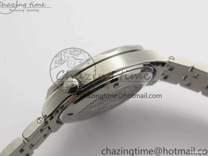 0816 Flexible Seamaster 300M SS OMF 1:1 Best Edition Black Dial Matt Black Ceramic Bezel On SS Bracelet A 8147